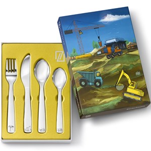 Coffret couverts véhicules de chantier personnalisable