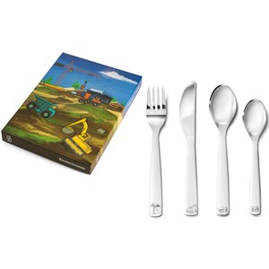 Coffret couverts véhicules de chantier personnalisable