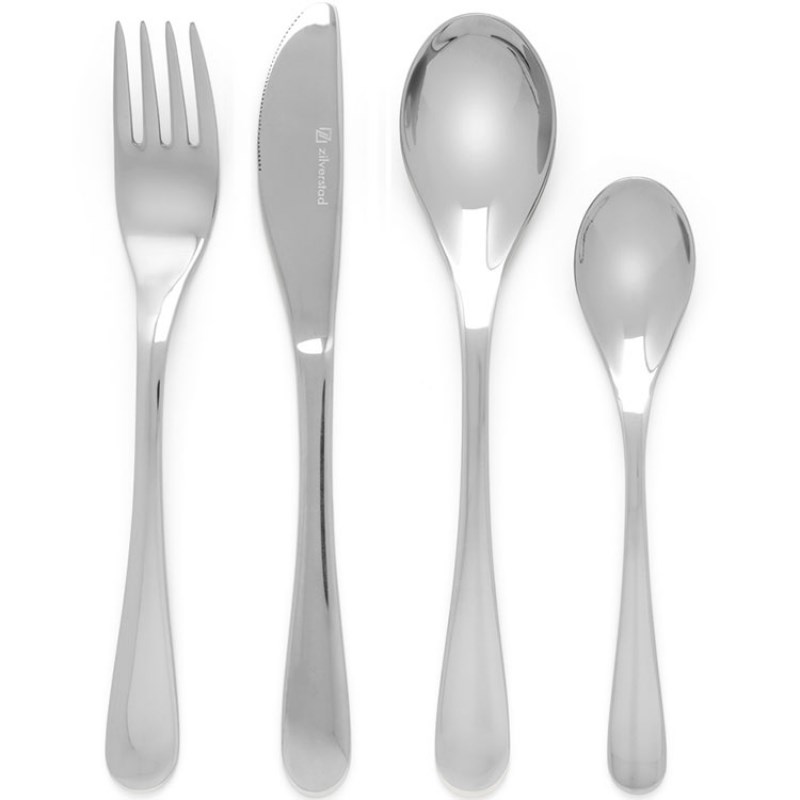 Coffret 4 couverts enfant lisses personnalisable (4 pièces)