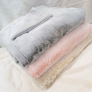 Couverture microdoux snow crème (75 x 100 cm)