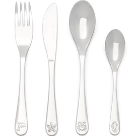 Coffret couverts en acier sea life