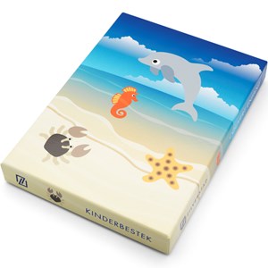 Coffret couverts en acier sea life