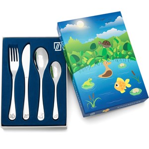 Coffret couverts water life gravés