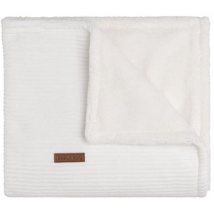 Couverture en teddy sense blanche (70 x 95 cm)