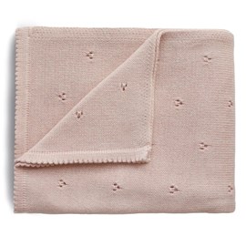 Couverture pointelle en coton bio