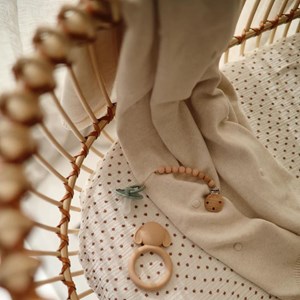 Couverture texturée en coton bio