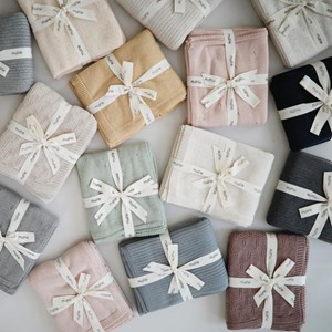 Couverture en coton bio