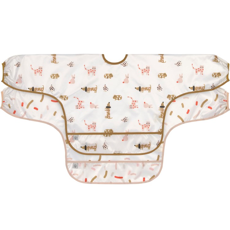 Lot de 2 bavoirs manches longues little mateys