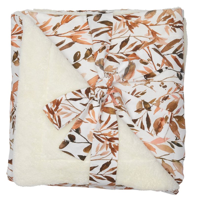 Couverture polaire caramel forest