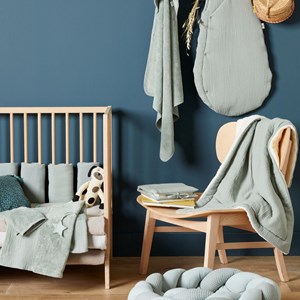 Couverture polaire vert de gris