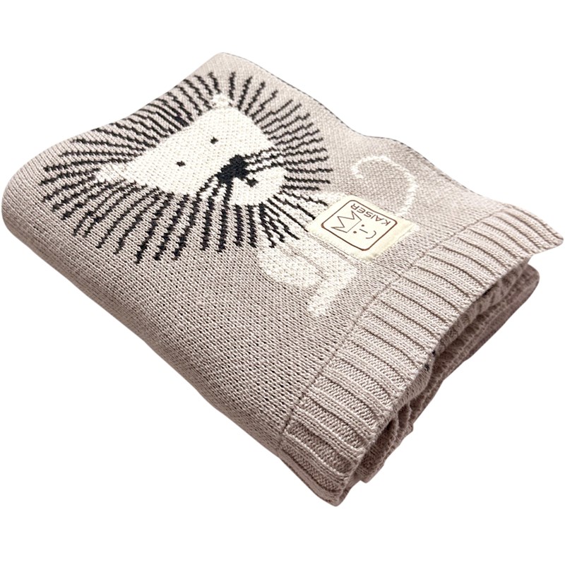 Couverture en tricot et coton bio