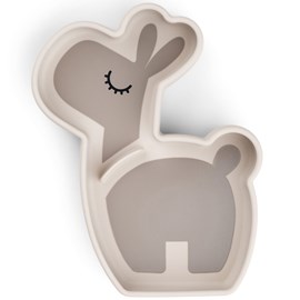 Assiette en silicone avec ventouse