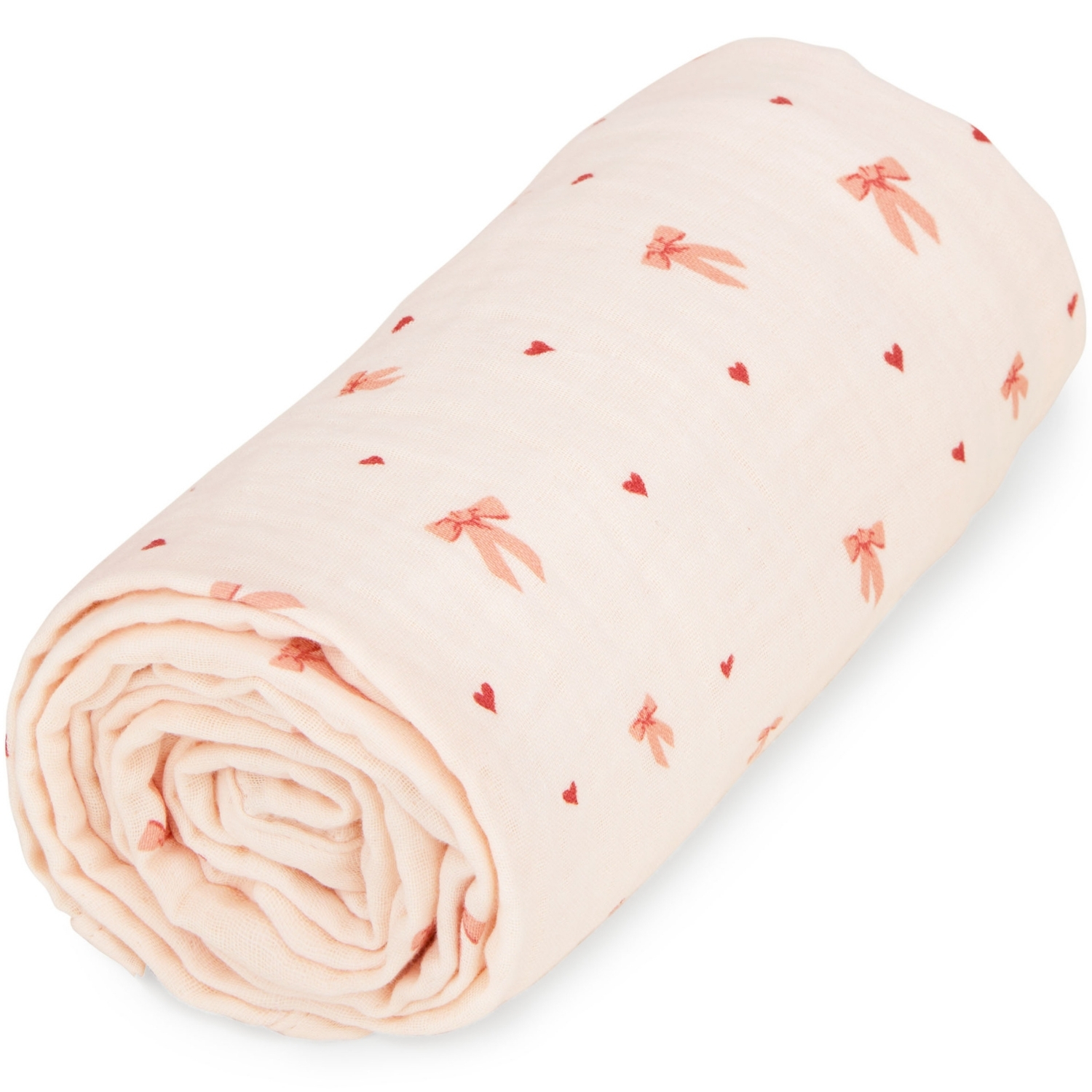 Couverture Bébé En Mousseline 4 Couches - Douce, Respirante, Avec Broderies Mignonnes (Ours), Apaisante Pour Nouveau-né, Garçon Ou Fille