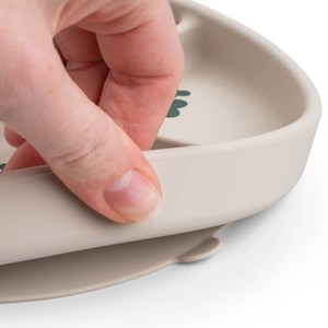 Assiette à compartiments stick&stay