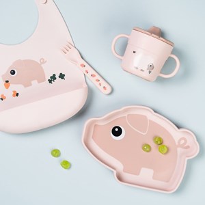 Assiette silicone avec ventouse