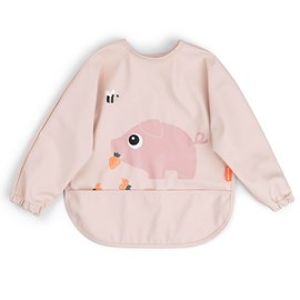 Bavoir à manches avec poche tiny farm