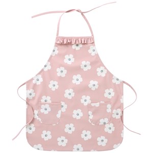 Tablier de cuisine froufrou en tissu imperméable fleurs