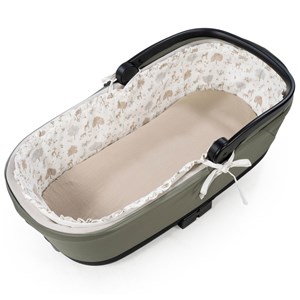 Housse de nacelle et drap-housse pour nacelle