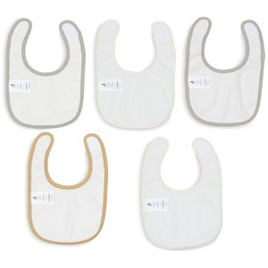 Lot de 5 bavoirs imperméables