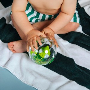 Jouet balle flottante happy bubble vert