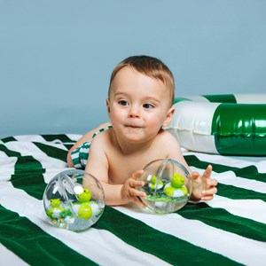 Jouet balle flottante happy bubble vert