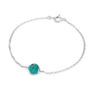 Bracelet turquoise argent