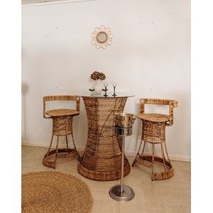 Bar et ses tabourets roger coster n°34