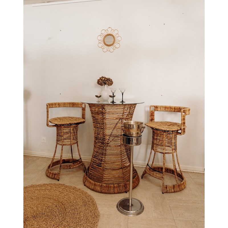 Debongout - Bar et ses tabourets roger coster n°34