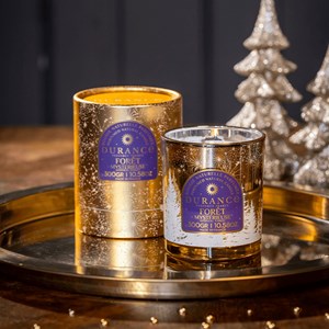 Bougie mèche en bois forêt mystérieuse