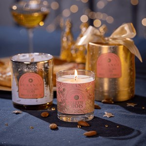 Bougie mèche en bois galette des rois