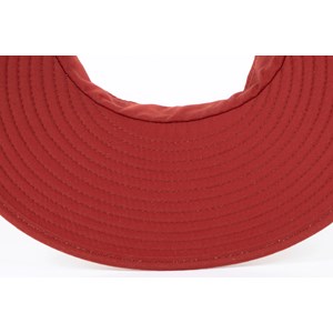 Visière ultra-couvrante certifiée anti-uv upf50+ et anti-chaleur terra cotta