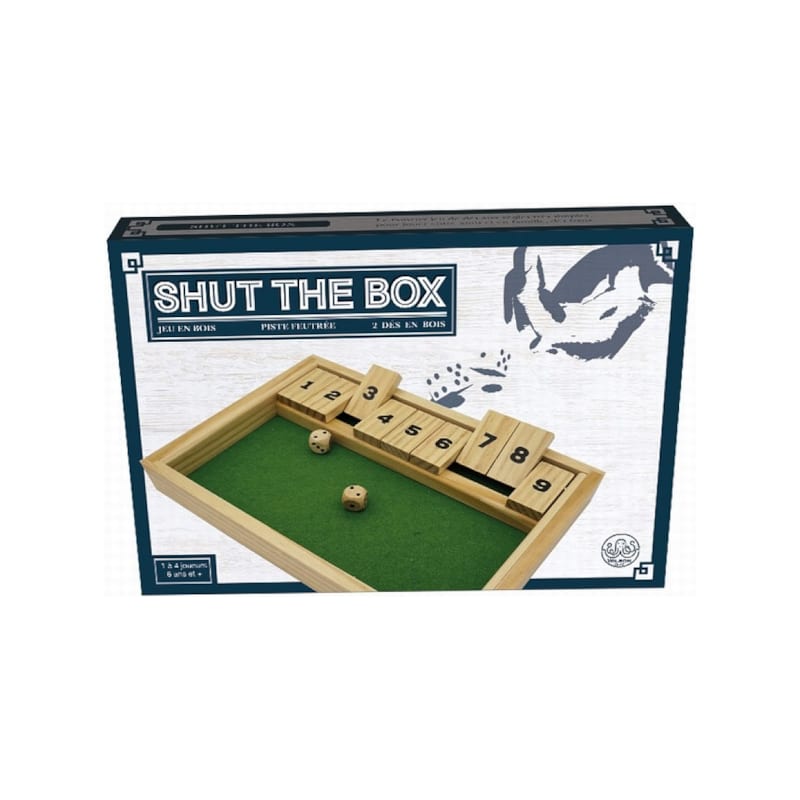 Shut the box - le jeu de dé en bois