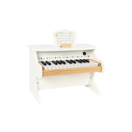 Piano en bois blanc enfant