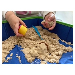 Sable cinétique avec bac et moules