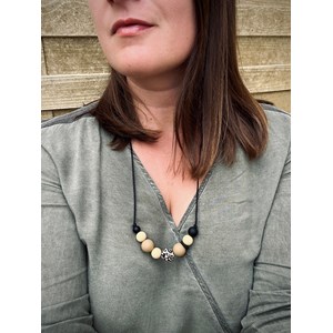 Collier d'allaitement - léopard