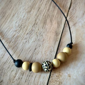 Collier d'allaitement - léopard