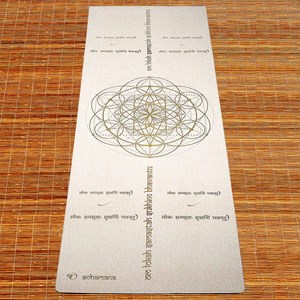 Pack tapis yoga chanvre yoga mantra + sac chanvre