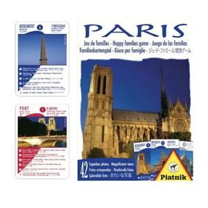 Jeu de 7 familles - theme paris