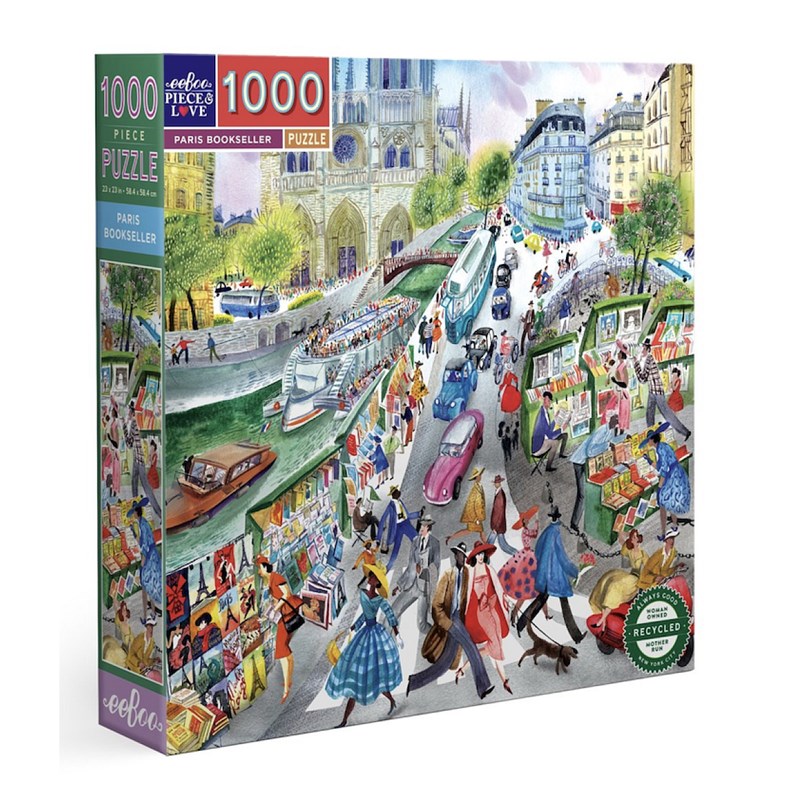 Puzzle - paris bookseller 1000 pieces