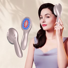 Brosse de massage capillaire led