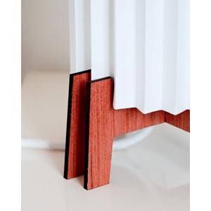 Lampe de table moderne en papier et bois pour intérieurs chaleureux - taille l
