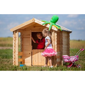 Maison en bois pour enfants -  182x146xh145cm-1.1m2