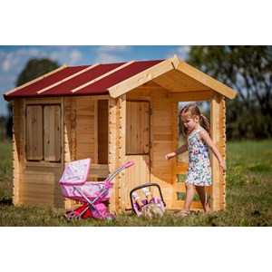 Maison en bois pour enfants -  182x146xh145cm-1.1m2