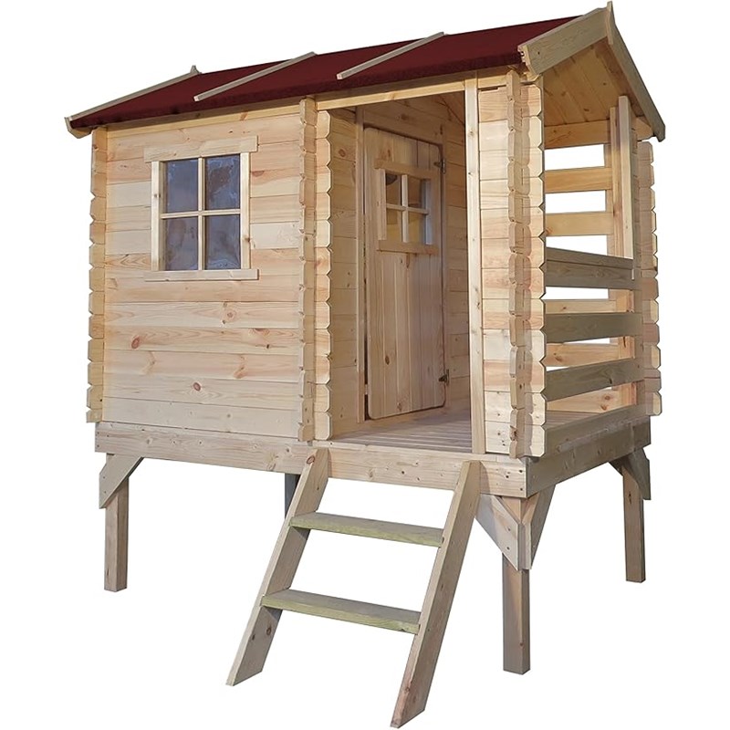 Maison en bois pour enfants - 182x146xh205cm-1.1m2