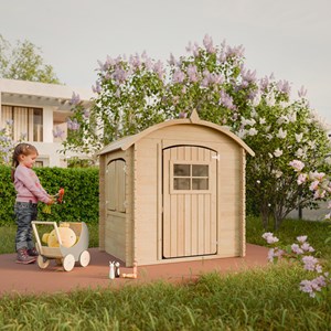 Maison en bois pour enfants sans plancher  112x146xh145cm 1.1m2