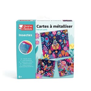 Cartes a metalliser - les insectes