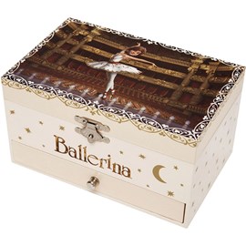 Boîte à bijoux musicale phosphorescente ballerina