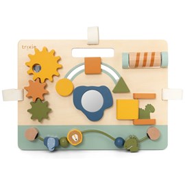 Panneau d'activités en bois mrs. Elephant