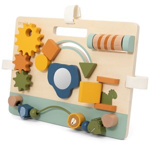 Panneau d'activités en bois mrs. Elephant