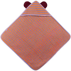 Cape de bain ours lavande (75 x 75 cm)